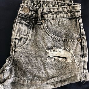 Distressed/Frayed Jean Shorts